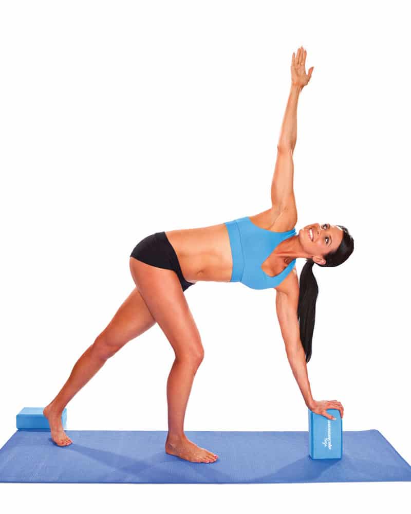 Woman using Concorde Yoga Block