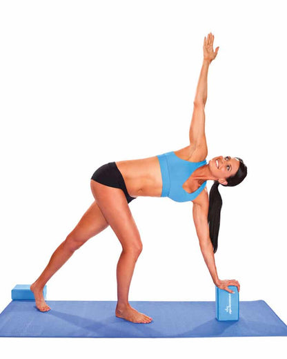 Woman using Concorde Yoga Block