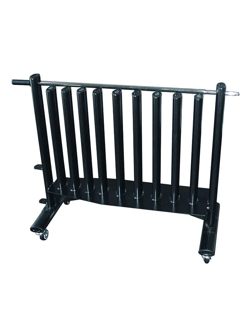 York Neo-Hex Dumbbell Rack with Security Bar