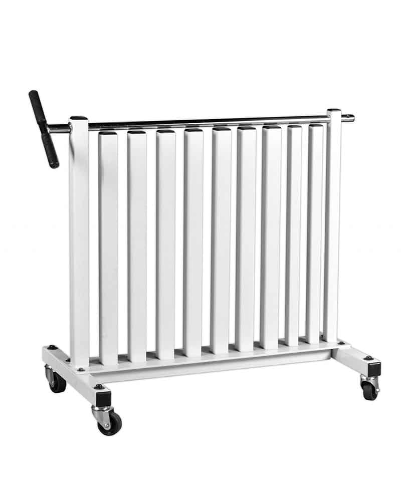 York Vinyl Dumbbell Rack with Security bar