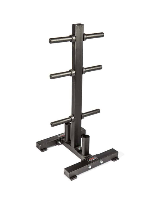 York Barbell Olympic Weight Plate Tree home gym storage