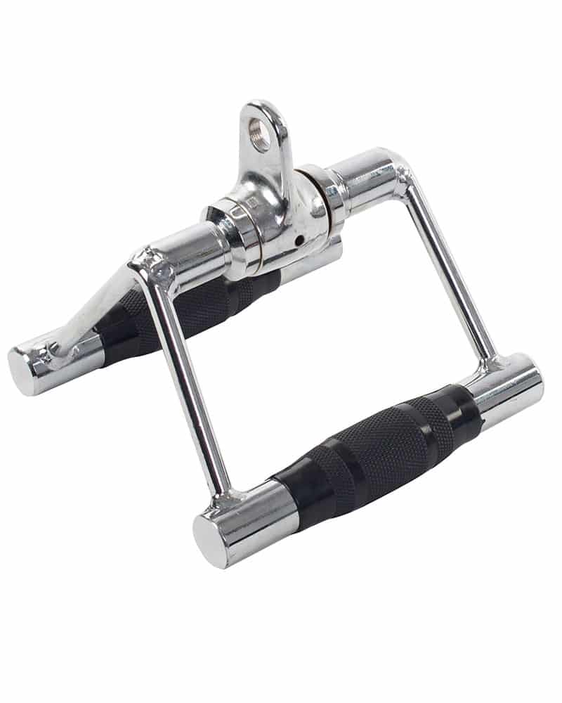 Close grip lat handle for cable system