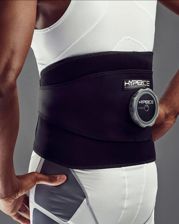 Hyperice Ice Compression Back Wrap soothing back pain