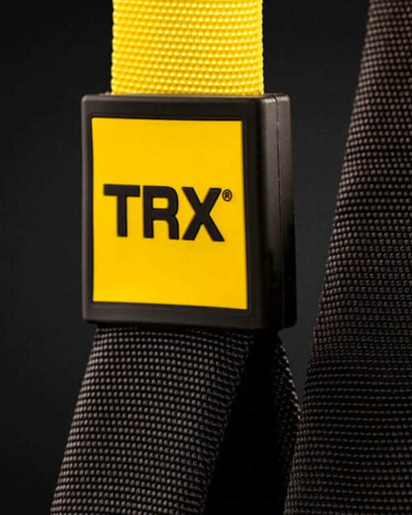 close up of TRX logo detailing