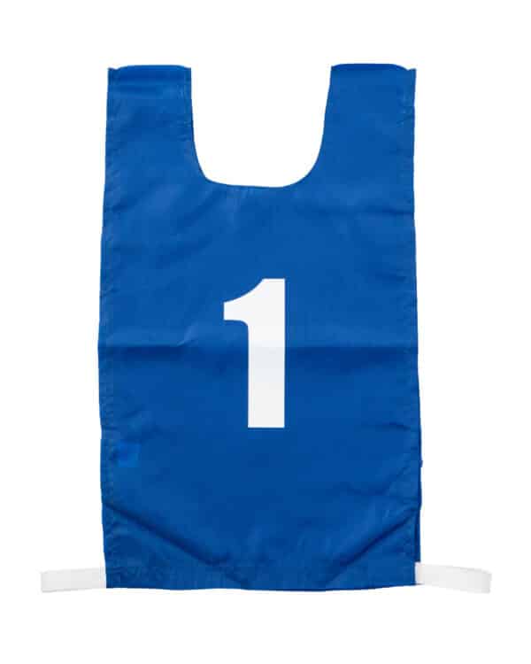 Blue Numbered Pinnie