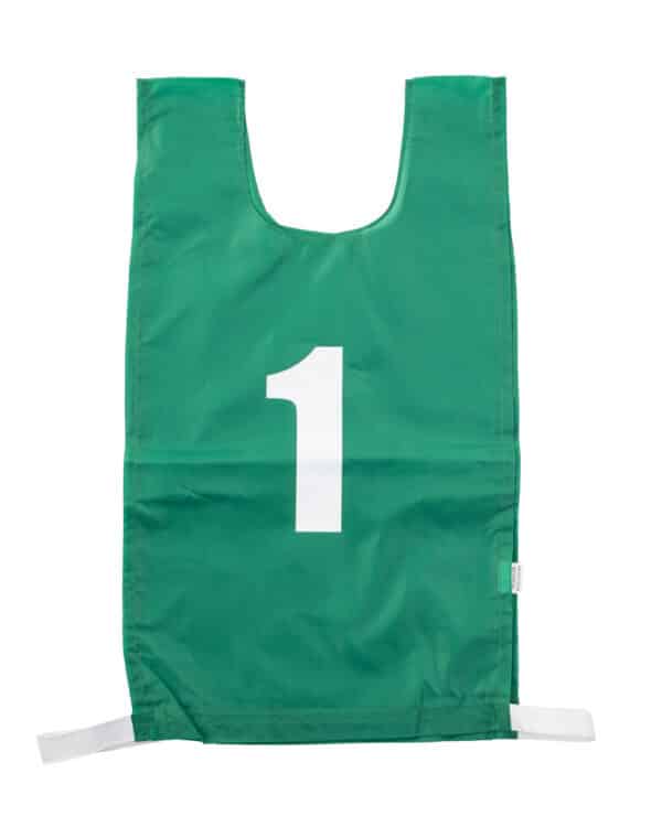 Green Numbered Pinnie